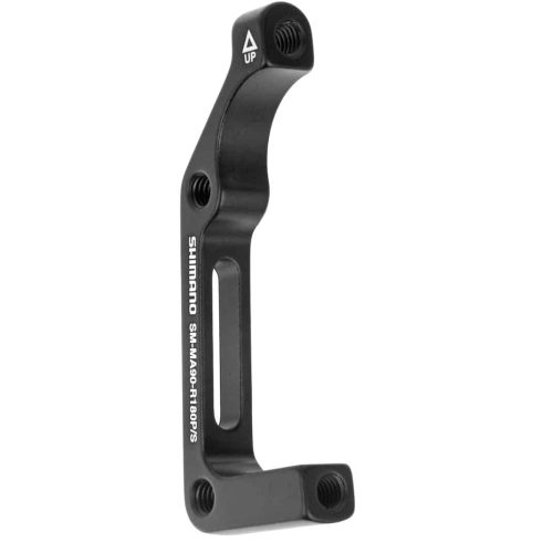 En svart Shimano SM-MA-R adapter för skivbromsar