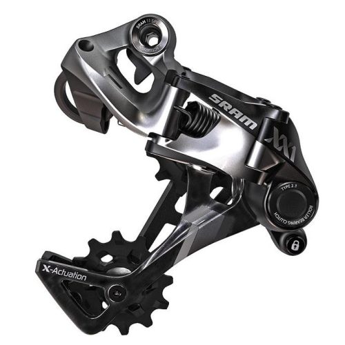 Närbild på en SRAM-bakväxel för mountainbike