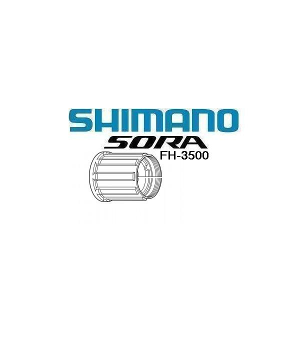 body-shimano-sora-fh-3500.png En teknisk ritning av en Shimano Sora FH-3500 cykelfrikopplingskropp