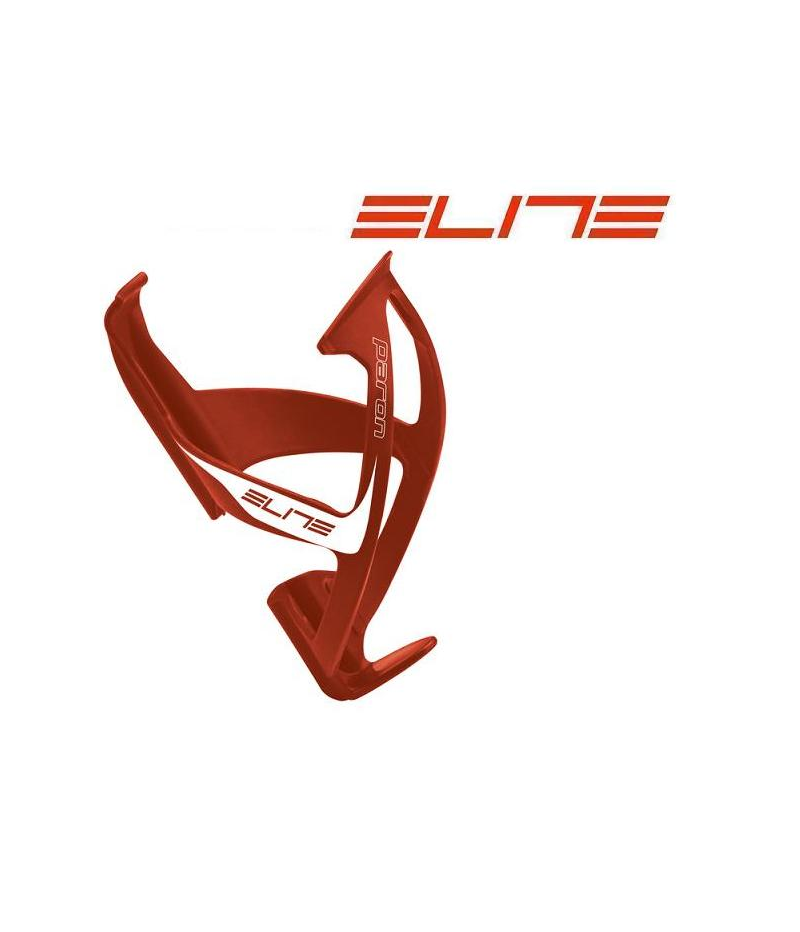 elite.paron_.rod_.png En röd vattenflaskhållare för cykel med orden "ELITE" och "paron" tryckta på den, mot en vit bakgrund. ELITE-logotypen visas i stor röd text ovanför buren.