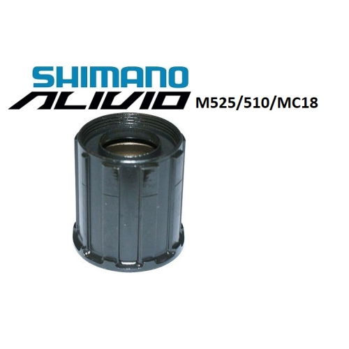 En Shimano Alivio frihjulskropp