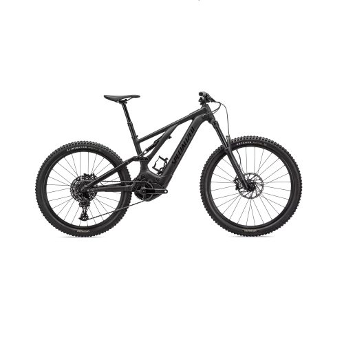 Svart Specialized Levo Alloy el-mountainbike i detalj
