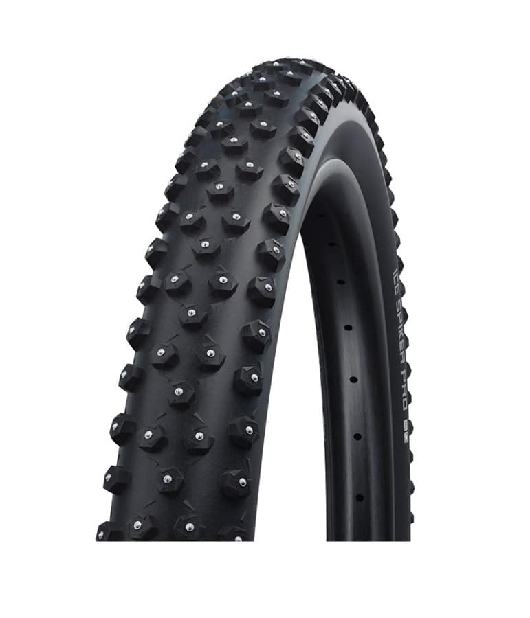 Icespiker-pro-29.jpg Närbild av ett Schwalbe Ice Spiker Pro 29 x 2.25" dubbdäck