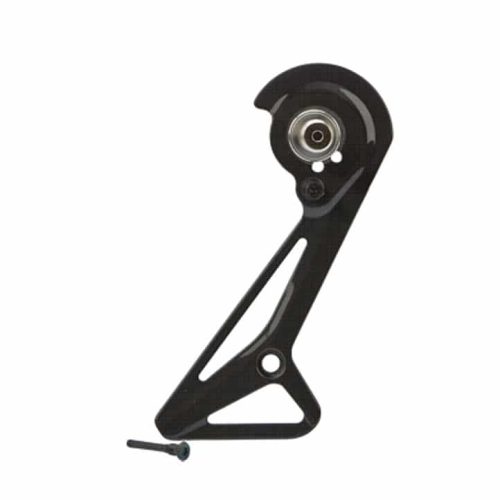 En detaljerad bild av en Ytter Plate SS-Type Dura Ace RD-R9100/9150 bakväxel mot en vit bakgrund