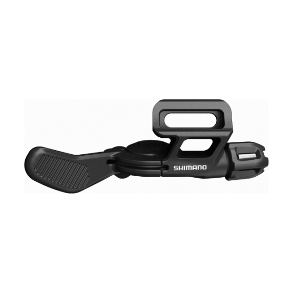 P-SL-MT800-IL_2019NPP0068.jpg.thumb.572.572 Svart Shimano SL-MT800-IL dropperpost-fjärrkontroll, perfekt för I-Spec EV-system. Detaljerad bild med tydlig belysning som framhäver designen och Shimano-logotypen.