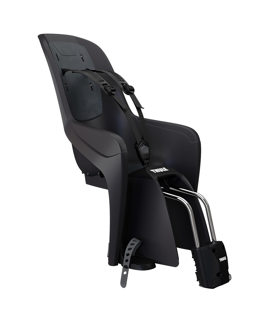 Ridealonge-lite-2 Svart Thule RideAlong Lite 2 barnstol för cykel med ramfäste.
