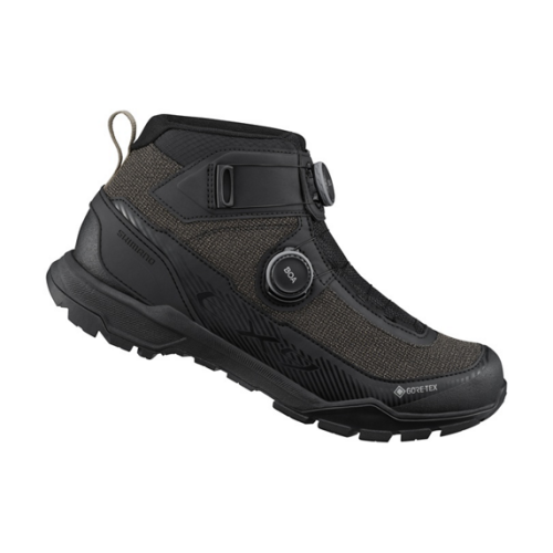 Svart Shimano SH-EX900 Gore-Tex touringsko i halvhög modell