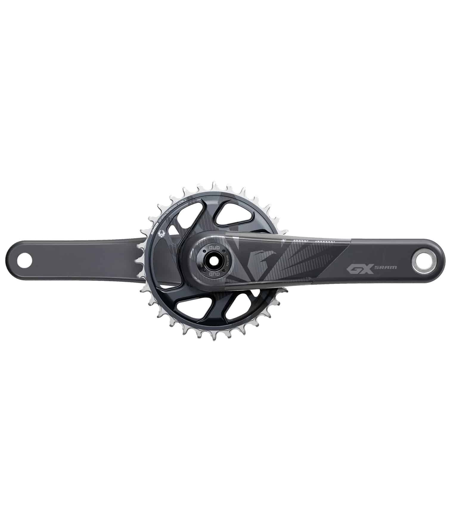 Sram-GX-Boost-Carbon-Vevparti.jpg Sram GX Eagle DUB Boost 32T vevparti, avsett för 12-växlade system, visas detaljerat i studioljus med fokus på material och konstruktion.