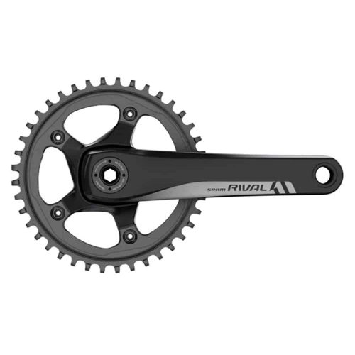 Ett SRAM Rival 1 GXP 50T vevparti för 11-växlat system