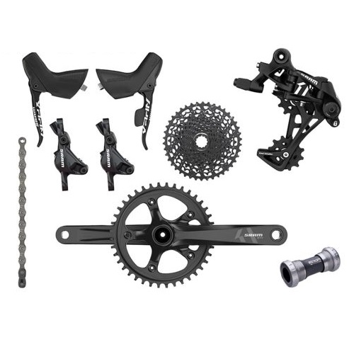 Sram-apex-gxp-grupp-500x500 Sram Apex CX1 Disc 42T, 1x11s komponentgrupp för cykel.