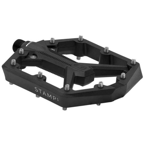 Crankbrothers Stamp 1 Gen 2 plattformpedal, svart, för cyklar.
