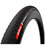 Svart Vittoria Terreno Mixed T50 graveldäck, dimensionerna 40, 45 eller 50-622 mm.