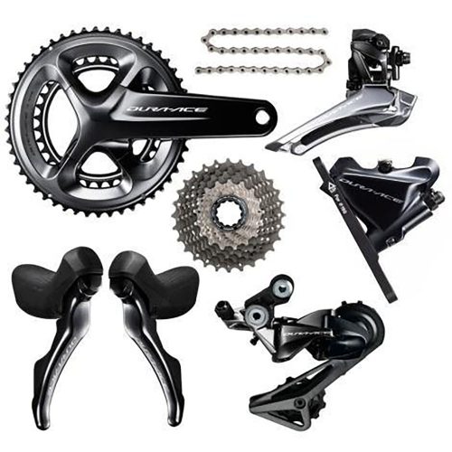 Shimano Dura Ace R912 2x11 växelgrupp, komplett set.