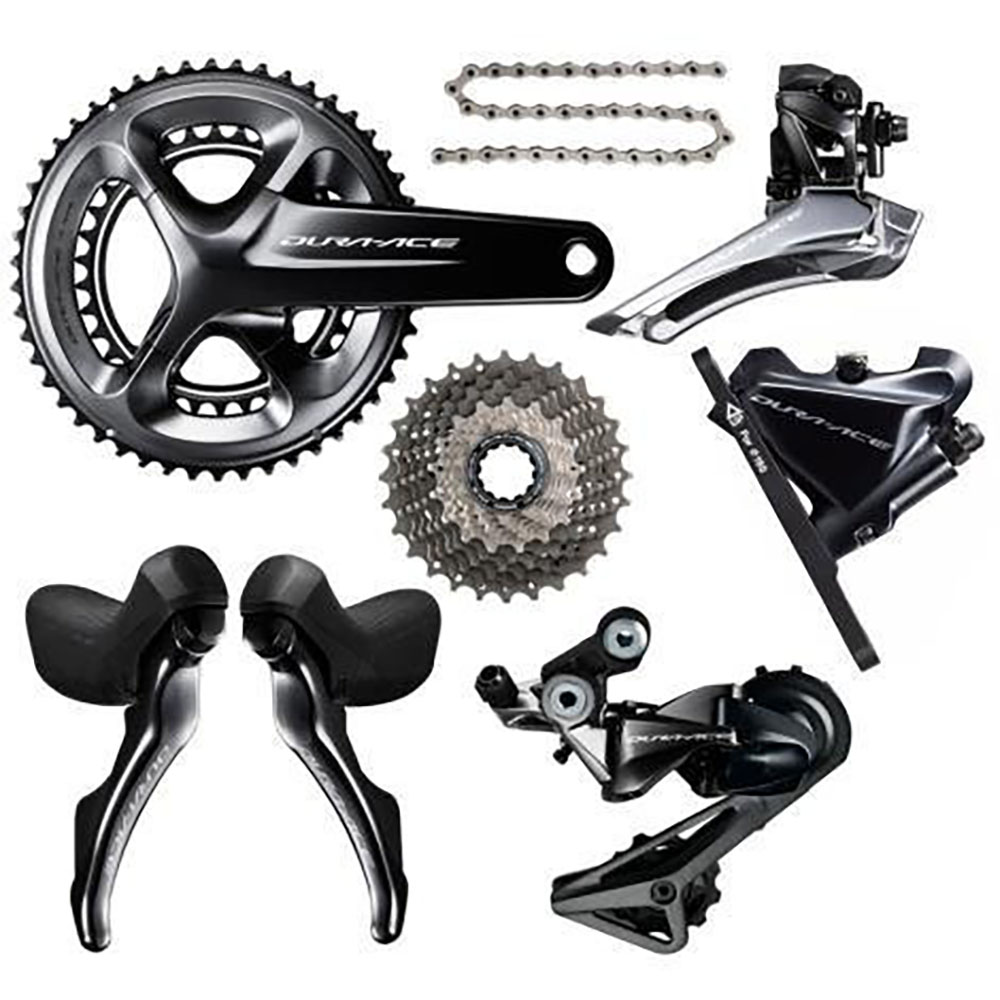 babf17dc-d9f3-4bee-b38d-b632a1c6dd2e Shimano Dura Ace R912 2x11 växelgrupp, komplett set.