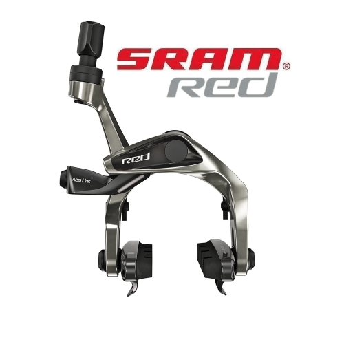 En detaljerad bild av en Sram Red cykelbroms