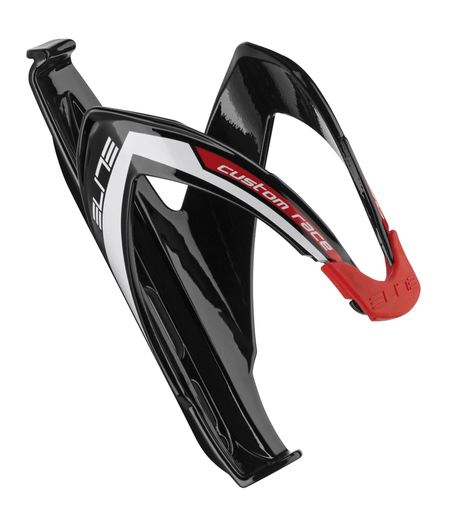 elite.custom.race_.svart_.rod_.png Elite Custom Race Flaskställ i svart har vita och röda accenter