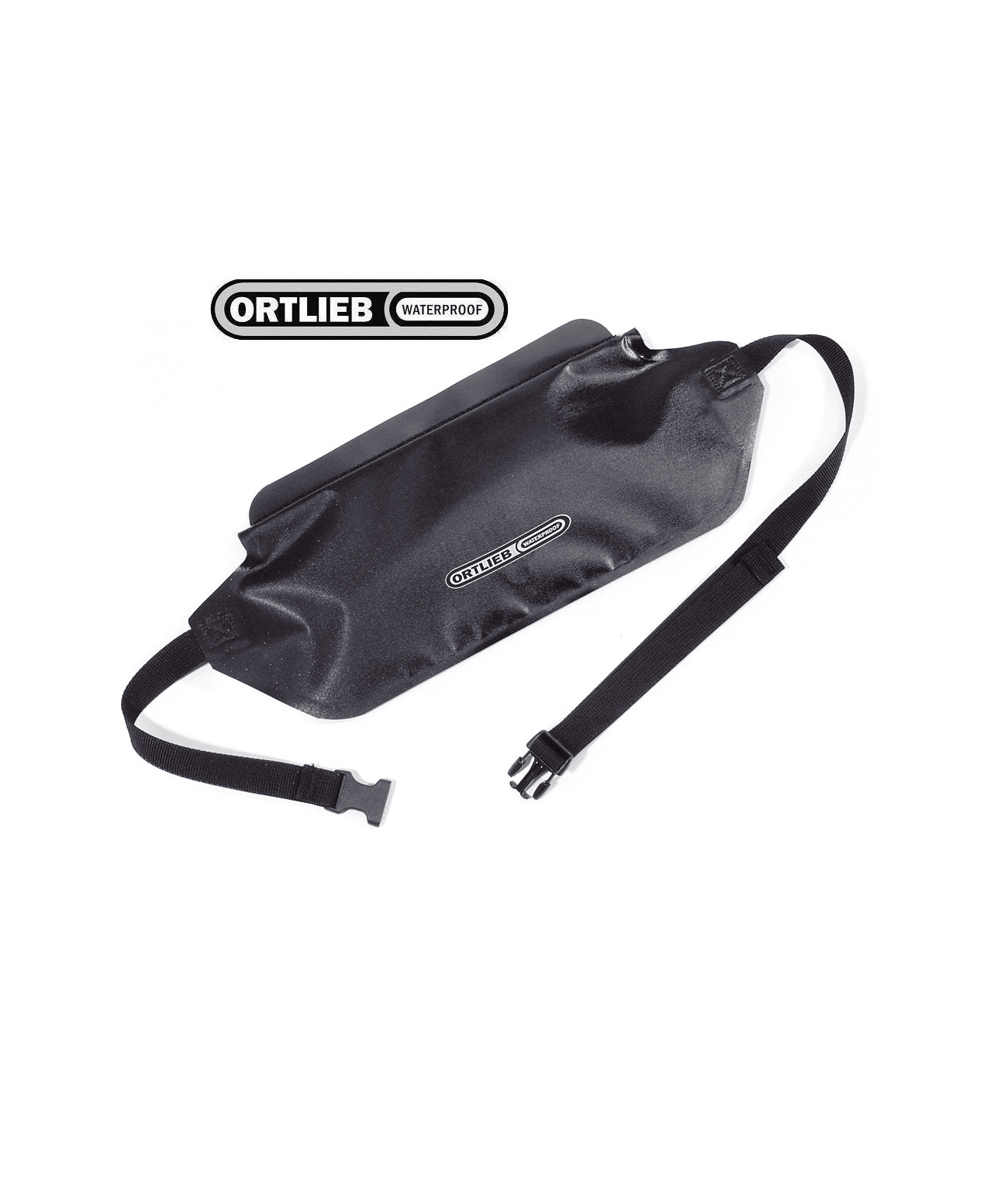 ortlieb.moneybelt.png Ortlieb Moneybelt är en svart vattentät midjeväska med justerbar rem och spänne