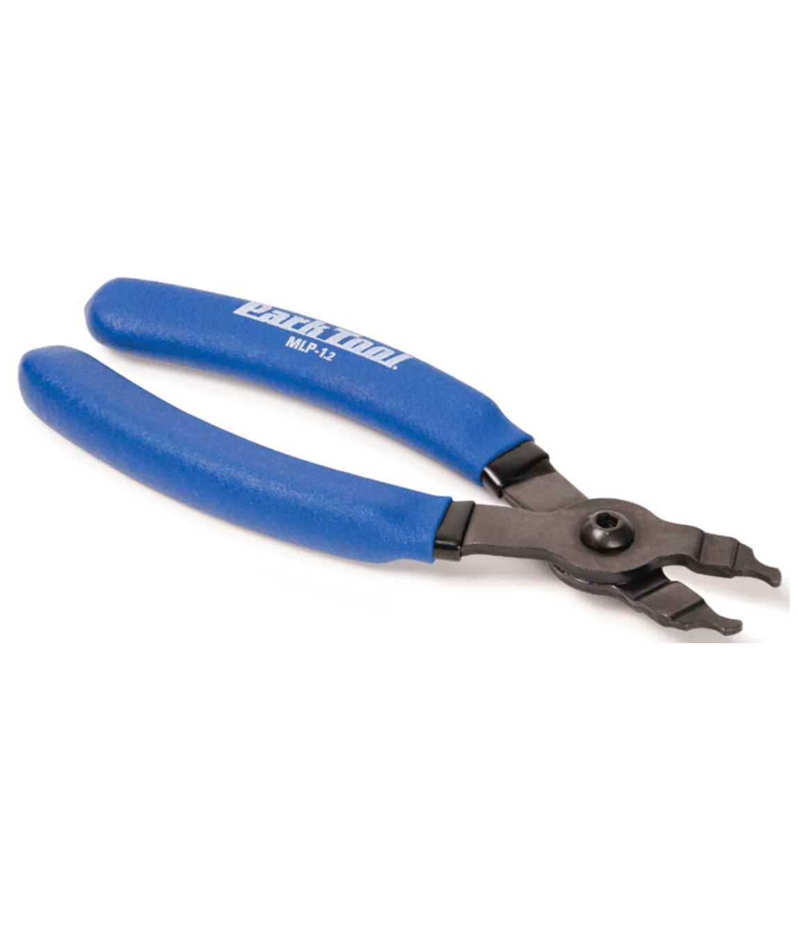 park-tool-kedjeverktyg.png Kedjelåsverktyget Park Tool MLP-1.2 i detalj. Verktyget har blå handtag och en mörkare metallkonstruktion. Bilden är tagen i bra ljus och visar tydligt verktygets funktion och design.
