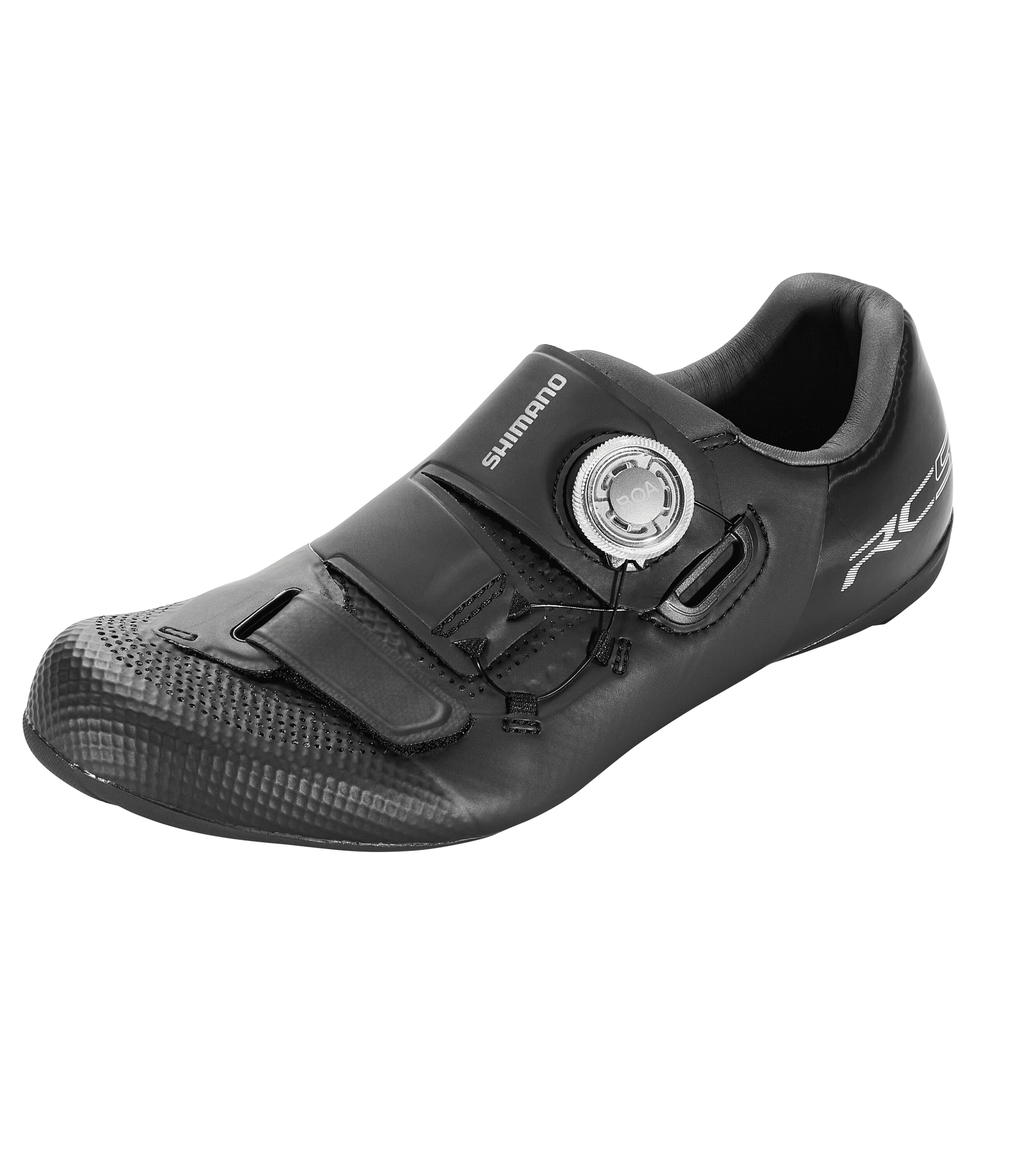 rc502-damsko.png Shimano SH-RC502 Dam landsvägssko i svart har en snygg design med Velcrorem