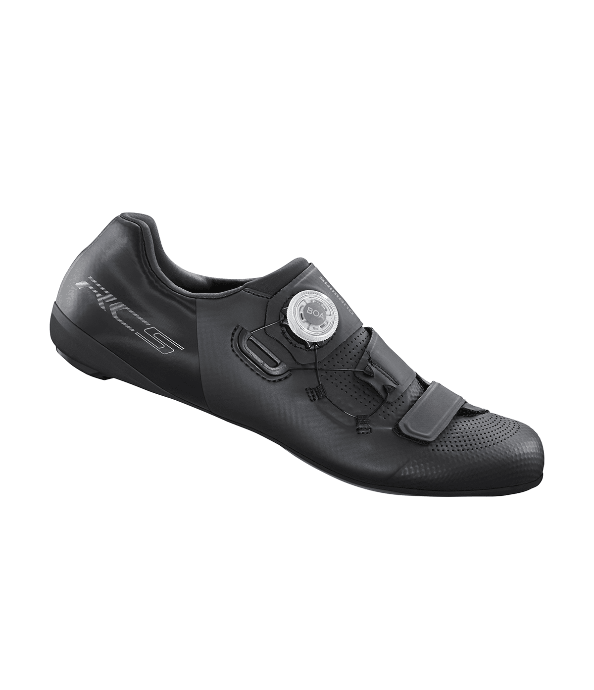 shimano-rc502-sko-svart.png Shimano SH-RC502 Landsvägssko i svart har en strukturerad yta