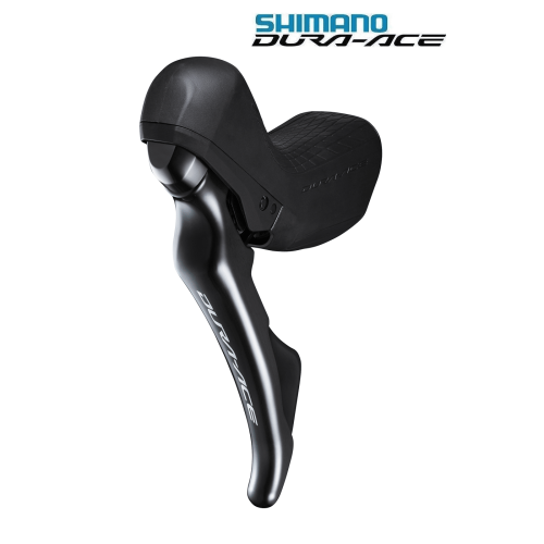 Svart Shimano Dura Ace ST-R9100 växelreglage för landsvägscykel