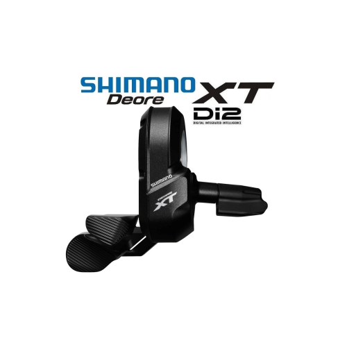 Detaljerad bild av Shimano XT Di2 SW-M8050 växelreglage med klämma