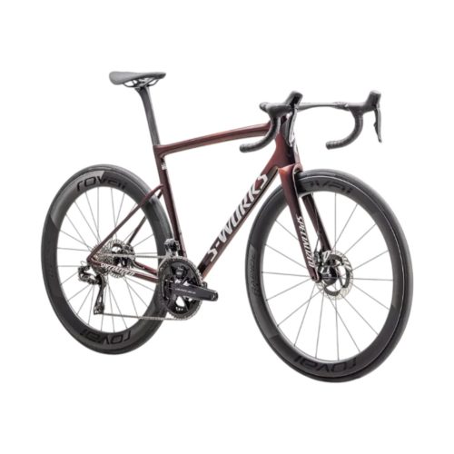 Racer S-Works Tarmac SL8, Dura Ace 2x12s från Specialized.