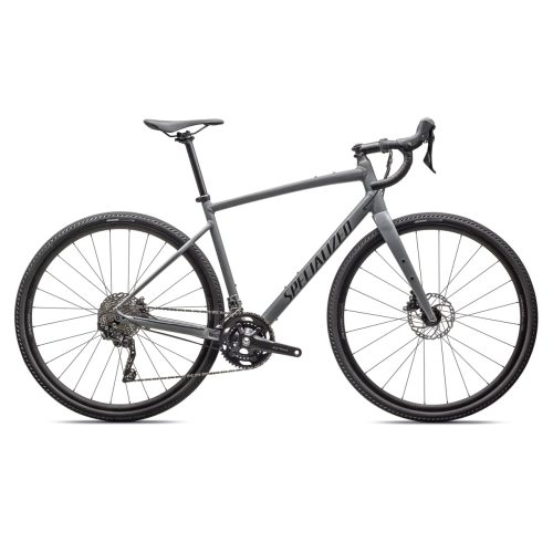 Grå Specialized Diverge Elite E5 gravelcykel i detalj