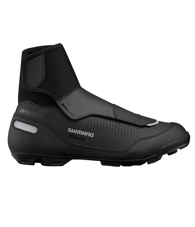 SH-MW502 En svart Shimano MW502 vintersko med högt skaft och kardborreknäppning