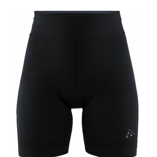 Svarta Craft CORE Fuseknit Bike Boxer för kvinnor, framifrån.