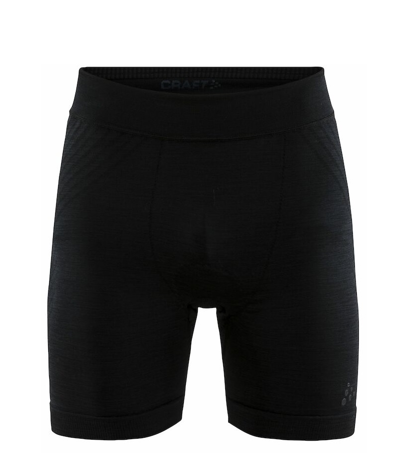Craft-Fuseknit-Bike-Boxer-front Svarta Craft Core Fuseknit Bike Boxer cykelshorts för män.