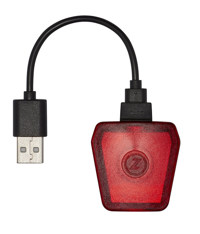 Lazer-Led-LZB-21 Röd Lazer LED-hjälmlampa med USB-kabel för Lizard, Gekko och Lil`Gekko cykelhjälmar.