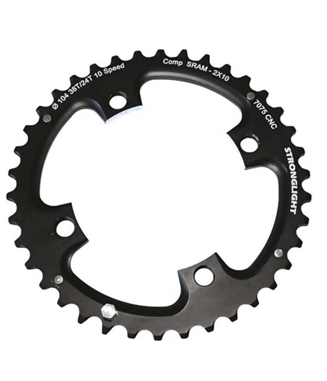 Stronglight-XO-2-10-42 Framdrev Stronglight Sram X.O 2x10-vxl, 28-42 tänder.