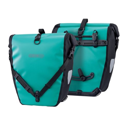 Ortlieb Back-roller Free-väska i lagoon/svart, 2x20 liter, för cykel.