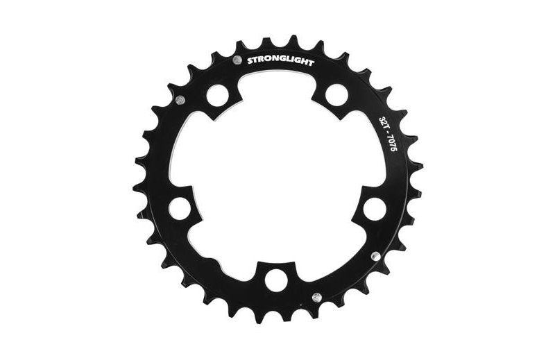 stronglight-94-mm-bcd-32 Stronglight Shimano framdrev, 32 tänder, svart, för 3x9 växlat system.