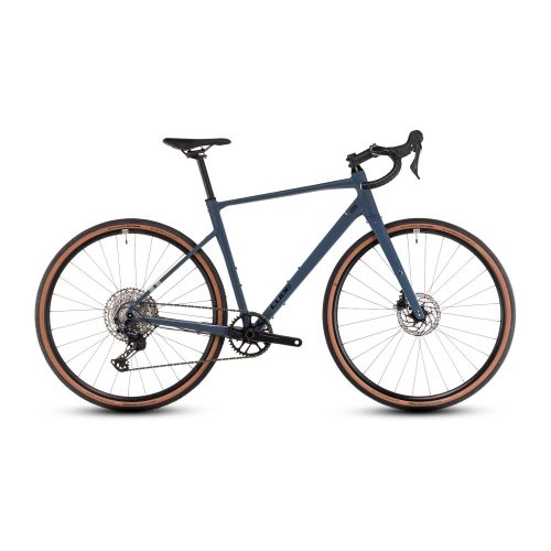 Blå Cube Nuroad EX gravelcykel med 1x12 växlar.