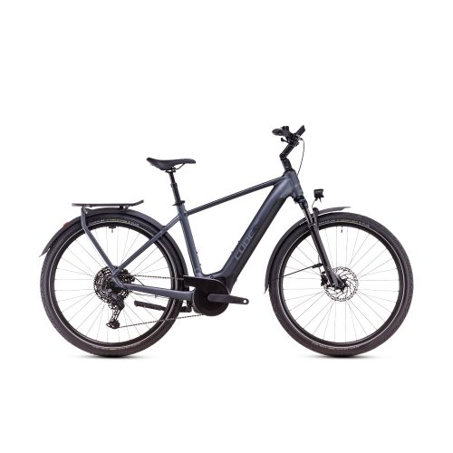 Grå Cube Touring Hybrid Pro 625 elcykel för herrar.