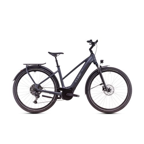 Grå Cube Touring Hybrid Pro 625 elcykel för herrar.