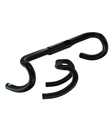 Svart PRO PLT Carbon Compact racerstyre för cykel.