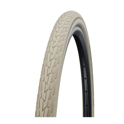 Schwalbe Road Cruiser creme däck med creme reflex, 40–622 mm.