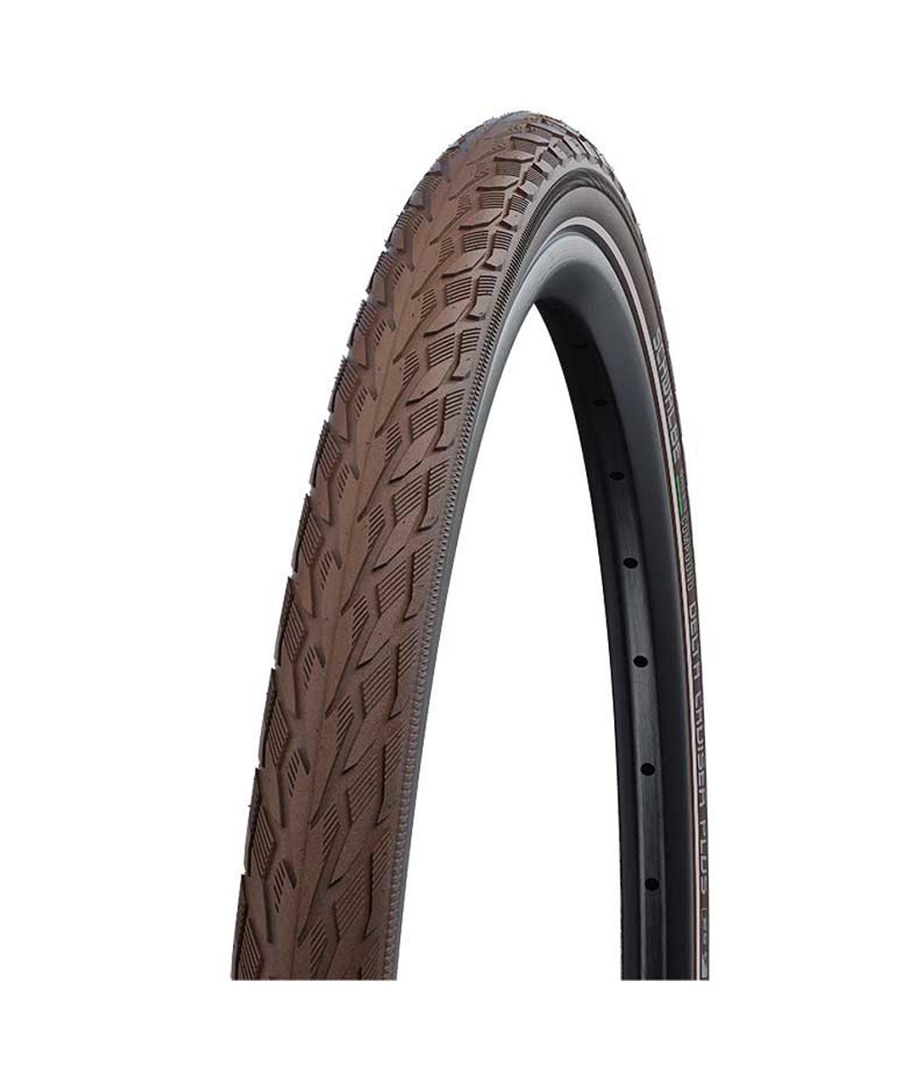 Schwalbe-delta-cruiser-plus-brun Brun Schwalbe Delta Cruiser Plus 37-622 mm standarddäck för cykel.