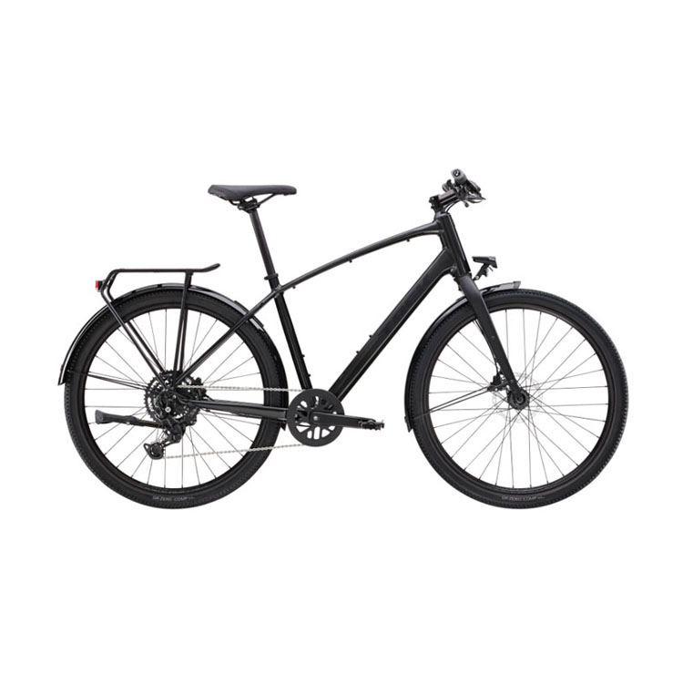 Trek Dual Sport 2 Svart (kopia) Svart Trek Dual Sport 2 EQ Gen 5 hybridcykel, perfekt för grusvägar och stadskörning.