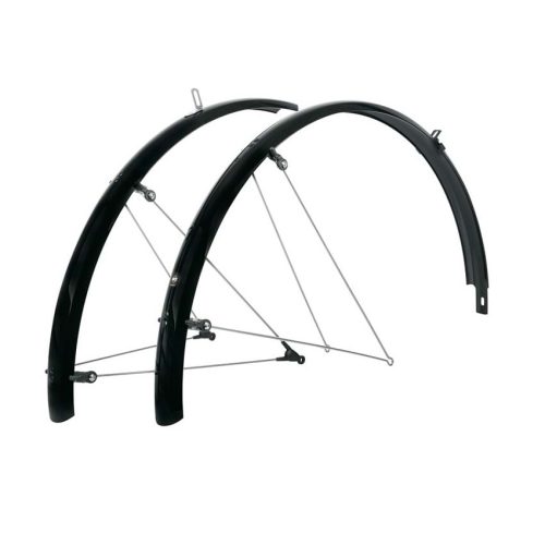 SKS Bluemels Basic 45 mm skärmset för sport-, gravel- och CX-cyklar.