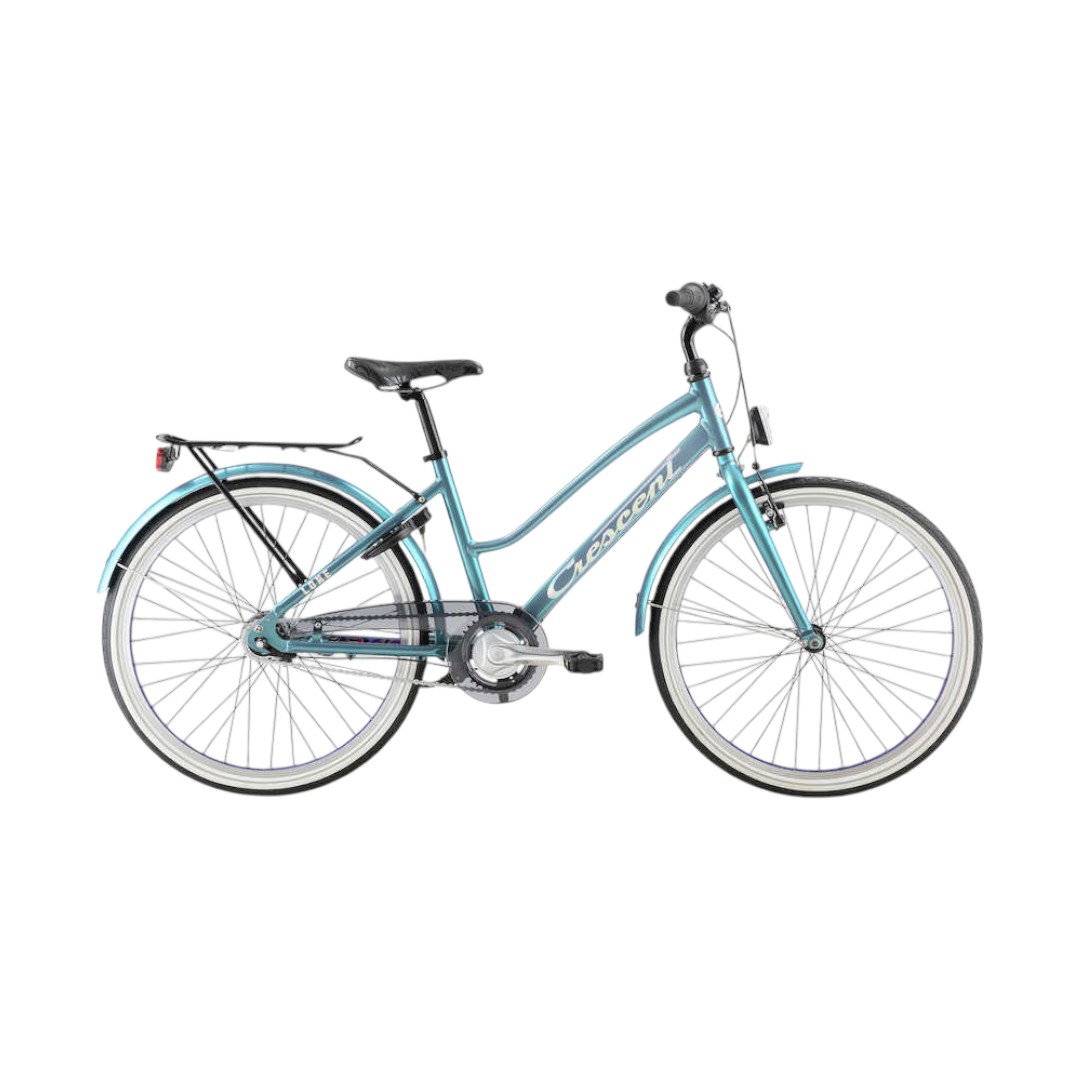 Crescent Lone 24 Blå eller svart2 Blå Crescent Lone 7s damcykel, kan också vara en bra Barncykel.