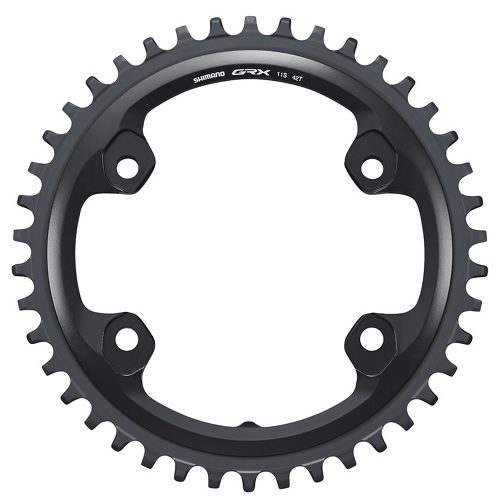 Shimano GRX FC-RX810-1 framdrev med 40 eller 42 tänder.