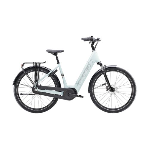 Trek District+ 3 Elcykel med lågt insteg i flera färger.