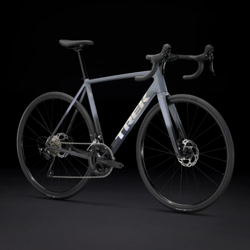 Grå Trek Emonda ALR racer-cykel, storlek 52 cm, för tävling.