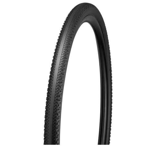 Svart Specialized Pathfinder TLR 40-622 mm Graveldäck för grusvägar och cykling.