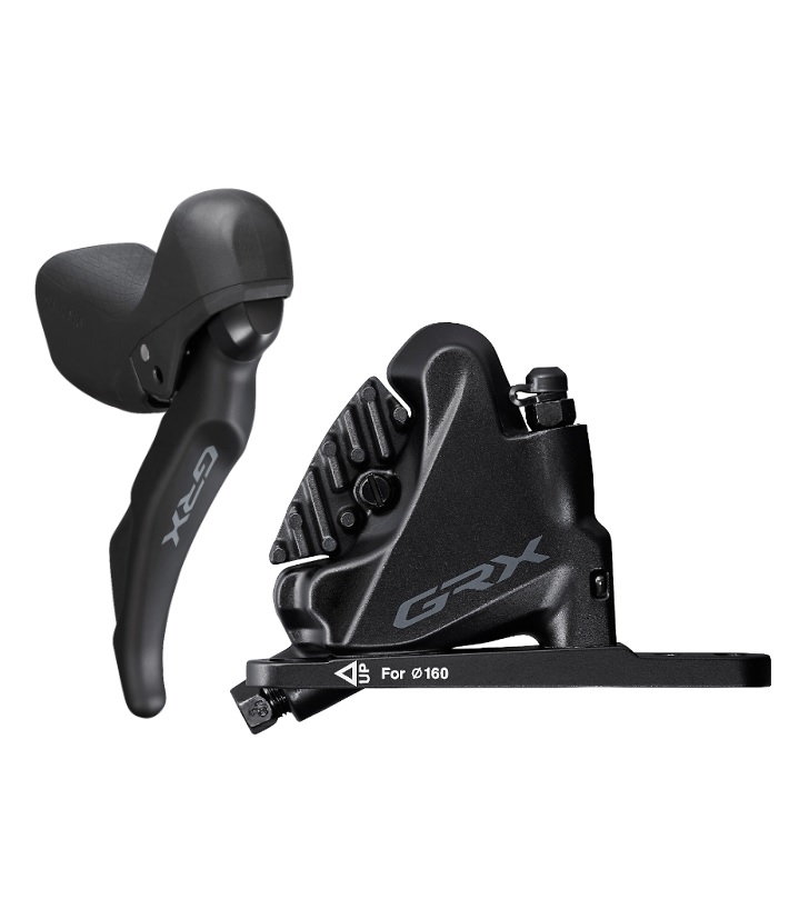 ST-RX600-R-BR-RX400-Shimano Shimano GRX ST-RX600/BL-RX600 skivbromsset fram och bak för 2x11/1x11-växlar.