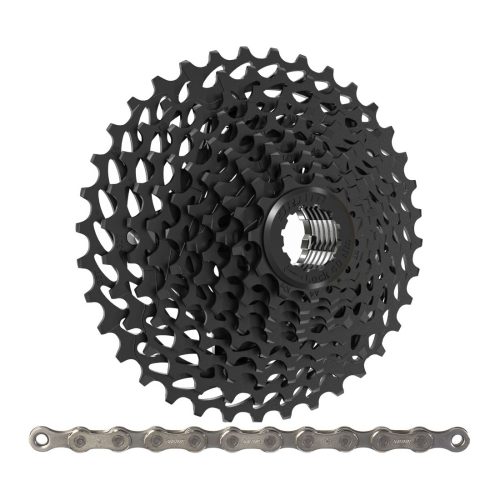 Sram PG1020 kassett och PC1031 kedja för 10-växlade cyklar.